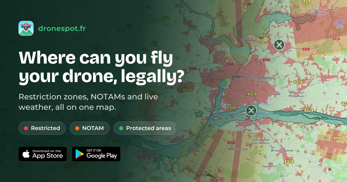 Drone Spots: Map, Weather and Legal Flight Zones
